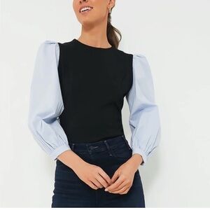 Tuckernuck Mixed Media Garcia Top Size Small NWT